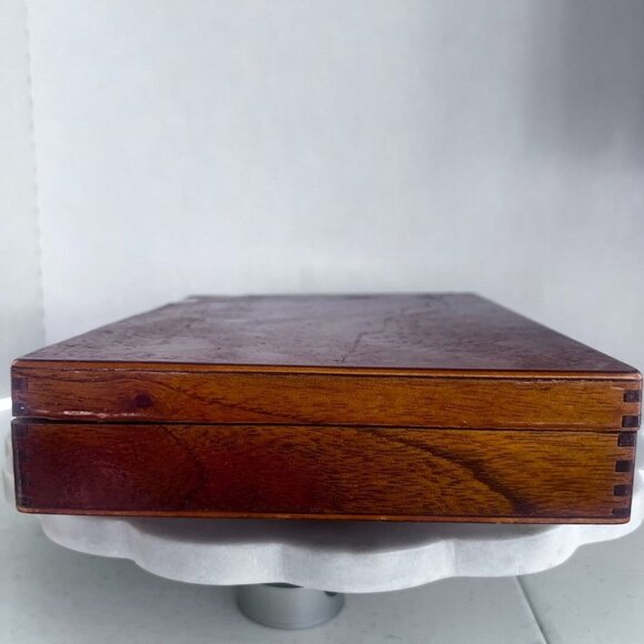 Cohiba Espléndidos Wooden Cigar Box Hinged Lid Clasp Closure Handcrafted Sticker - Picture 8 of 15